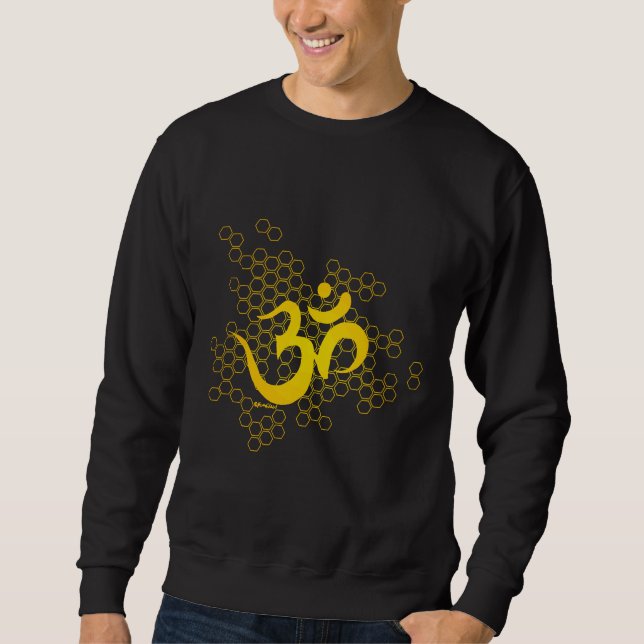 Om Honung Guld Lång Ärmad Tröja (Framsida)