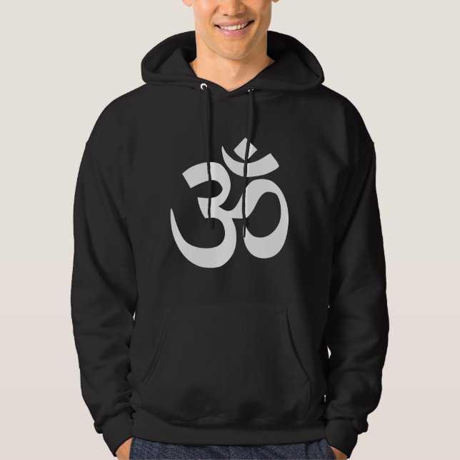 Om hookar, Sweatshirt med Om Hindu Symbol (Framsida)