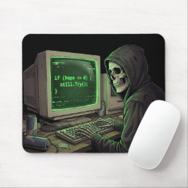 Om Hopp <= 0 Försök Fortfarande | Cyberpunk Kodnin Musmatta