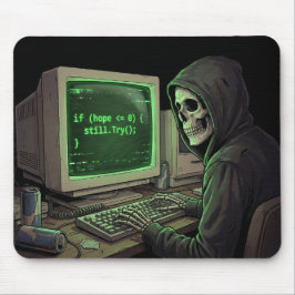 Om Hopp <= 0 Försök Fortfarande | Cyberpunk Kodnin Musmatta
