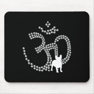 Om Hundpaws Fransk Bulldog Yoga Aum Ohm Symbol Rol Musmatta