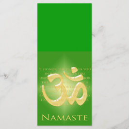 Om i Grönt & Guld - Namaste