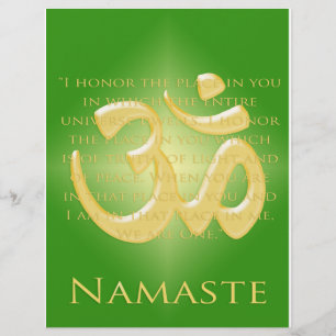Om i Grönt & Guld - Namaste Reklamblad