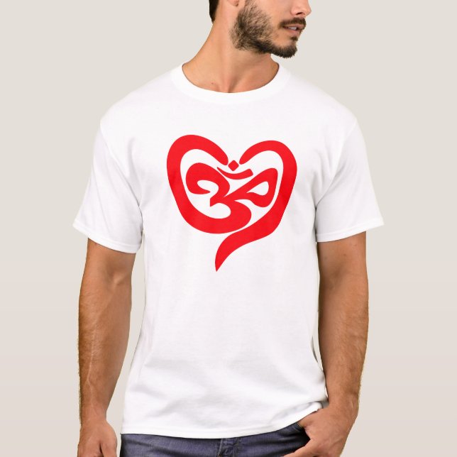 Om i hjärtan t-shirt (Framsida)