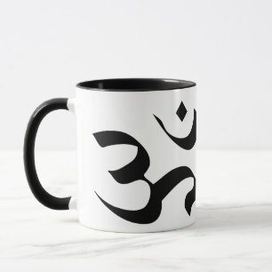 Om i Sanskrit 2 Mugg