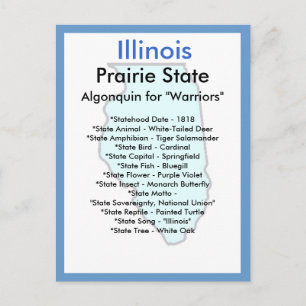 Om Illinois Vykort
