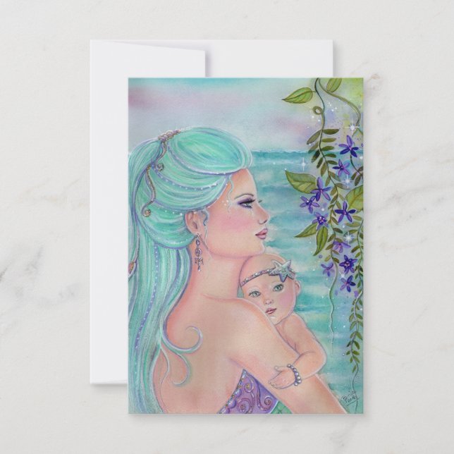 om inbjudan från mor och baby till Renee Lavoie (Framsida)