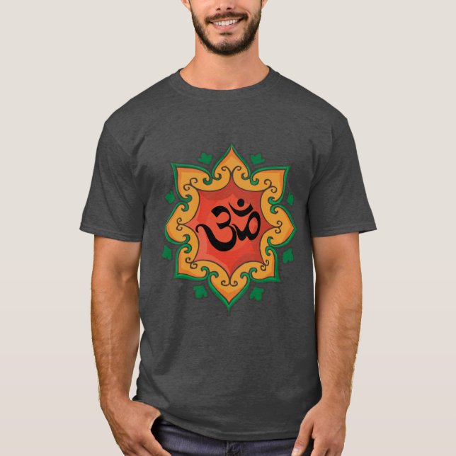 Om India girl T Shirt (Framsida)