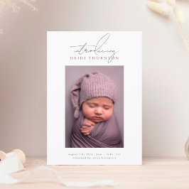 om införande av ett meddelande om foto till baby i