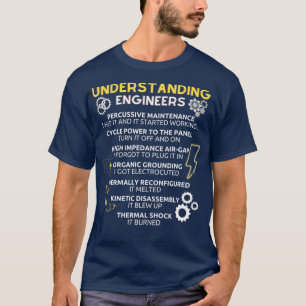 Om Ingenjör Funny Understanding T Shirt