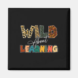 Om inlärning av leopard-lärare Back to school Teac Magnet