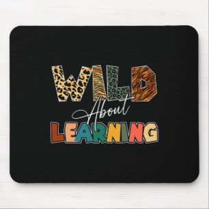 Om inlärning av leopard-lärare Back to school Teac Musmatta