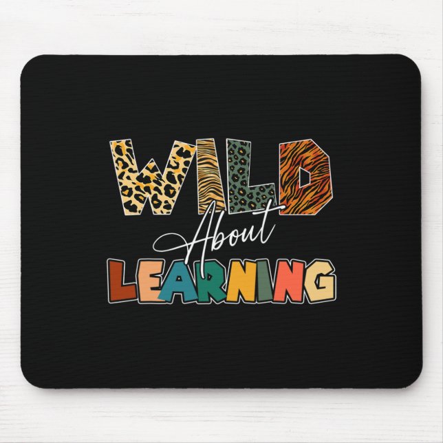 Om inlärning av leopard-lärare Back to school Teac Musmatta (Framsidan)