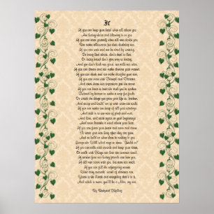 Om inspirera poesi av Rudyard Kipling Poster
