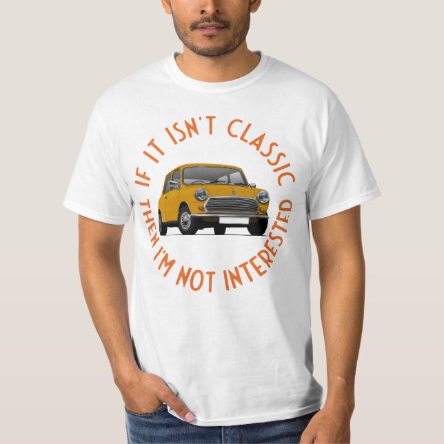 Om inte klassisk - Austin Mini, Austin Seven T Shirt (Framsida)