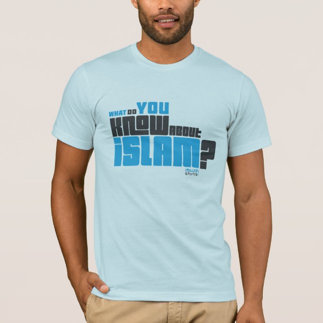 Om islam tee shirt (Framsida)