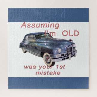 Om jag är gammal 1948 Packard Vintage bil Pussel