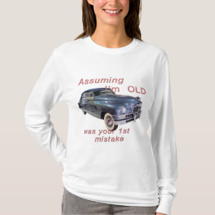 Om jag är gammal 1948 Packard Vintage bil T-Shirt
