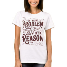 Om Jag Är Problemet T-Shirt