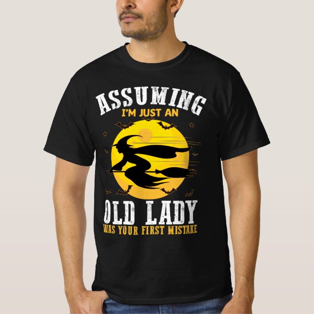 Om jag bara antar att en gammal Dam var din första T Shirt (Framsida)