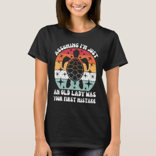 Om jag bara är en gammal Dam var din första Mista T Shirt