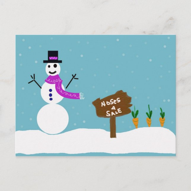 Om jag bara hade en näsa vykort (Framsida)