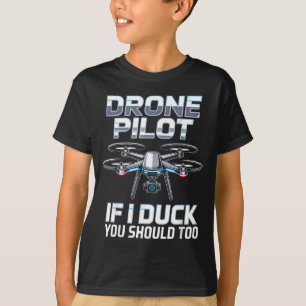 Om jag duckar drönare massor drönare operatör Rc Q T Shirt