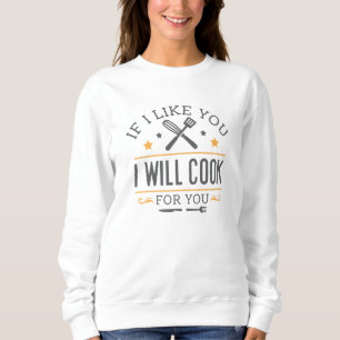 Om jag gillar dig kommer jag koka för dig t shirt