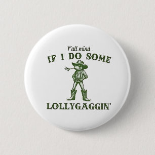 Om jag gör Lollygang Retro Boho Frog... Knapp