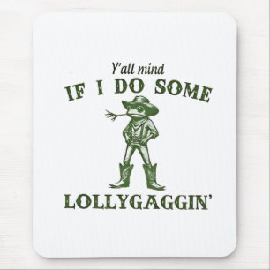 Om jag gör Lollygang Retro Boho Frog... Musmatta