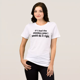 om jag hade apan tass t shirt