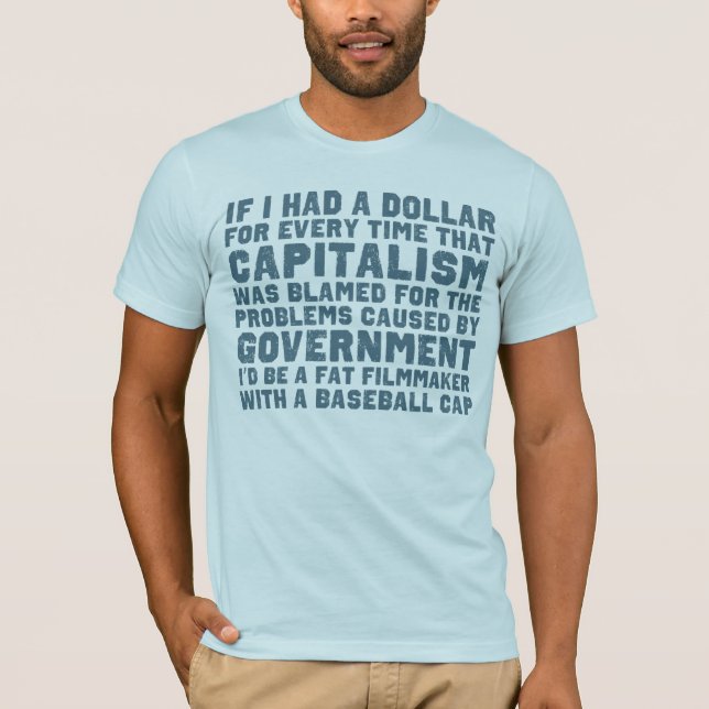 Om jag hade en dollarskjorta t-shirt (Framsida)