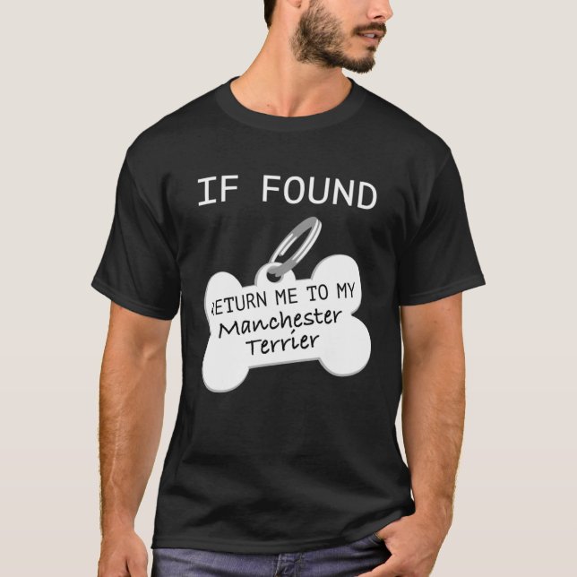 Om jag hittas, lämna tillbaka mig till min Manches T Shirt (Framsida)