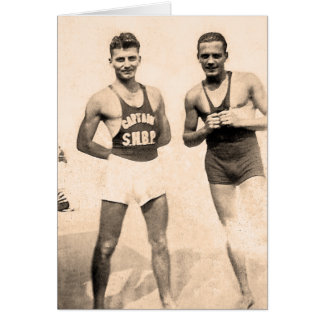 Om jag hoppar, kan du spara mig? hälsningskort