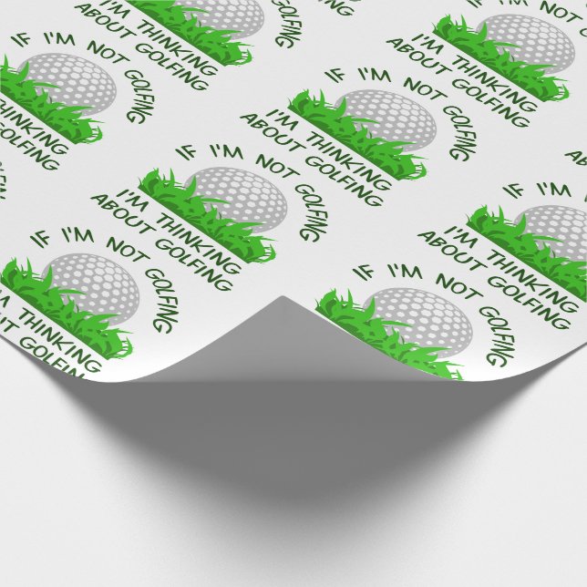 Om jag inte är golfing presentpapper (Hörn)