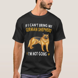 Om jag inte får ta med min tyska schäferhund så ko t shirt