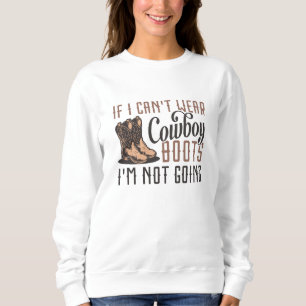 Om jag inte kan ha cowboots går jag inte t shirt