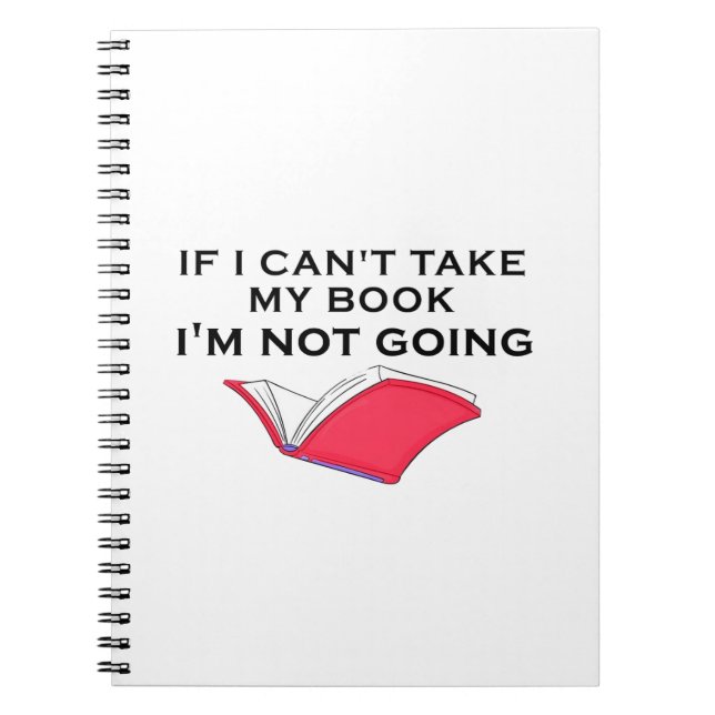 Om jag inte kan ta min bok går jag inte anteckningsbok (Framsidan)