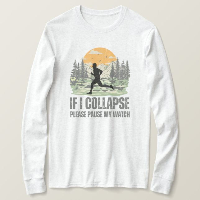 Om jag kollapsar, pausa min Springer Gift T Shirt (Design framsida)