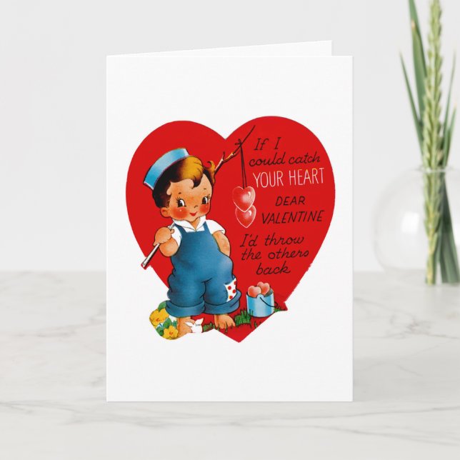 Om jag kunde fånga ditt hjärta helgkort (Framsida)