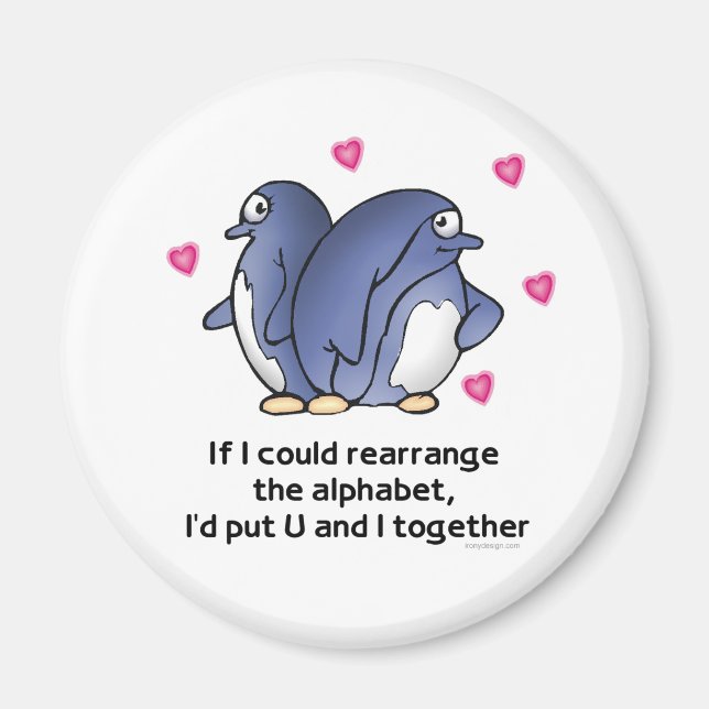 Om jag kunde läsa om alfabetet... magnet (Framsidan)