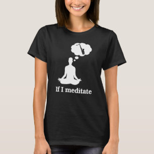 Om jag mediterar saxofon t shirt