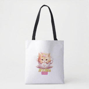 "Om jag passar, så passar jag.." Cat Lovers Tygkasse