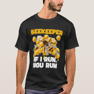 Om jag Springor dig biodlingsbin från Springa Älsk T Shirt