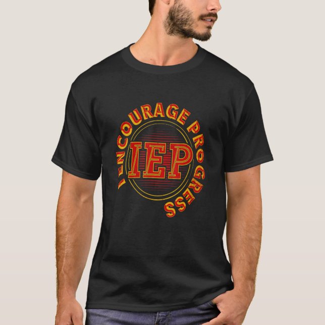 Om jag uppmuntrar framsteg uppmuntrar jag framsteg t shirt (Framsida)