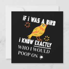 Om jag var fågel julkort