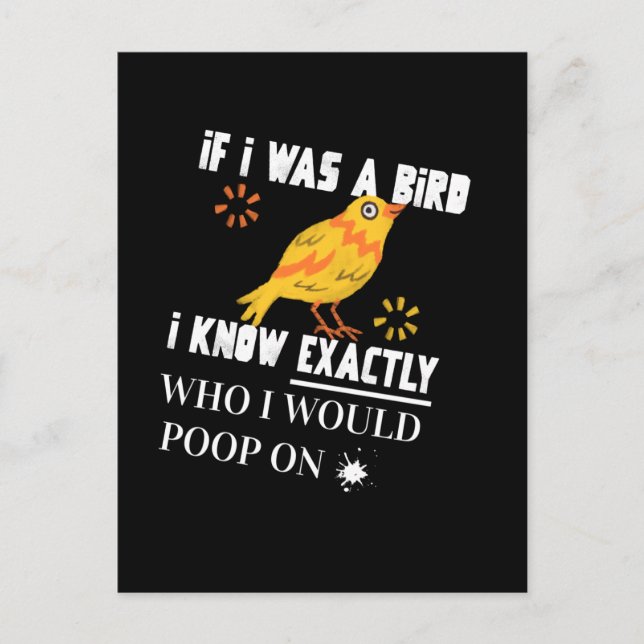 Om jag var fågel vykort (Framsida)