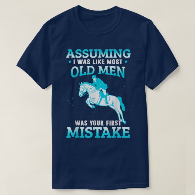 Om jag var som de flesta gamla Manar  T Shirt (Design framsida)