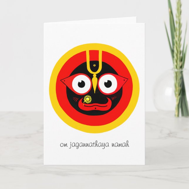Om Jagannathaya-hälsningskort Kort (Framsida)