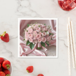 " om Kärlek: ett timofritt Romantik Bouquet" Pappersservett